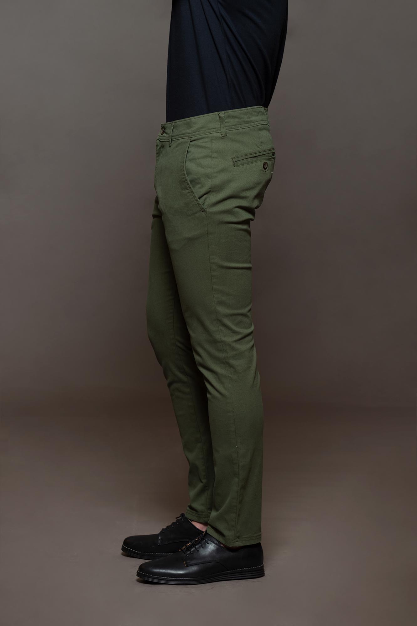 3304VM - BORG DENIMWEAR REGULAR FIT VERDE MILITAR